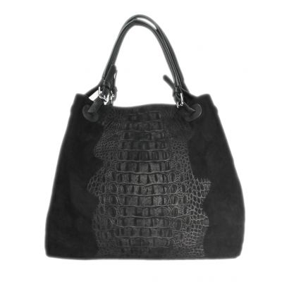 POLLINA & EITEROU сумка-мішок замшева crocco Y1578F1